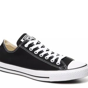 Converse Black and White Low-Top Shoes
